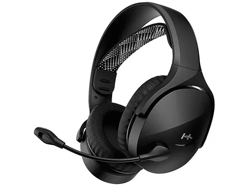 HYPERX Cloud Jet Wireless Gaming Headset - PC Lautsprecher USB mit 2,4-GHz- und Bluetooth 5.2-Konnektivität für nahtloses Gaming. Genieß bis zu 25 Stunden Akkulaufzeit und ultimativen Komfort mit atmungsaktiven Ohrpolstern.