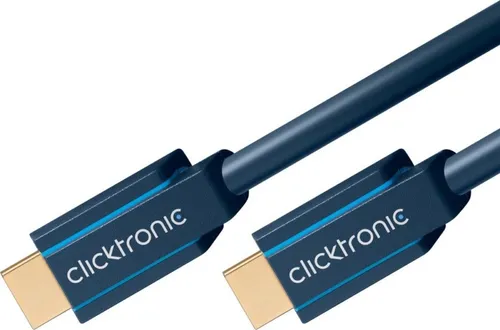 Clicktronic HDMI-Kabel 70306 - 7,5m HDMI 2.0 für 4K UHD - HiFi-Kabel, ideal für Fernseher, Monitor und Beamer mit 4K UHD Unterstützung und bis zu 10,2 Gbit/s Übertragungsrate für gestochen scharfe Bildqualität.