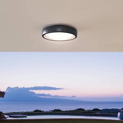 Produktbild Lindby LED Deckenlampe außen Ø 24,5 cm