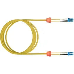 Easylan LWL-LED-Patchkabel duplex 9/125µm OS2, 500 cm - Hochwertiges Glasfaserkabel für Büro und Industrie, mit patentierter LED-Technologie zur einfachen Zuordnung der Kabelenden und maximaler Datensicherheit.