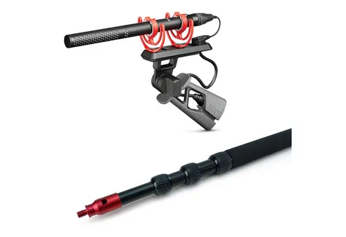 RØDE NTG-5 KIT mit Boompole – Hochwertiges Richtmikrofon - Das RØDE NTG-5 KIT bietet ein kompaktes Richtmikrofon mit hervorragender Klangqualität. Inklusive Pistolengriff und Windschutz ideal für professionelle Audioaufnahmen. Leicht und robust – perfekt für den mobilen Einsatz.