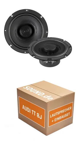 JUST SOUND best choice for caraudio Lautsprecher Heckablage Helix PF C165.2 für Audi TT 8J Coupe 120W Auto-Lautsprecher (16 cm)