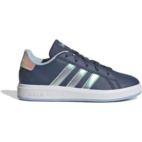 adidas Kinderschuhe GRAND COURT 2.0 K in Blau, Größe 38 - Sneaker für Kinder, stylisches Design in Blau, ideal für Freizeitaktivitäten und Schule, jetzt versandkostenfrei bestellen!