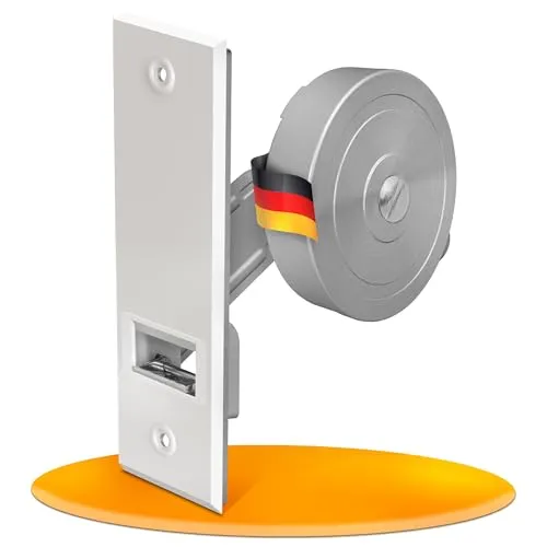 MEISTERBAU - Rolladen Gurtwickler Unterputz [Made in Germany]- Rollladen Aufwickler mit Abdeckung - Rollo Gurtwickler für Rolladengurt 23mm[ohne Gurt]