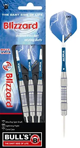 Bull's Blizzard Steel Dart 22g, Silber