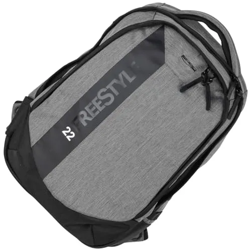 Spro Freestyle Rucksack zum Raubfischangeln 50x32x17cm - Angeltaschen Rucksack von Spro Freestyle mit durchsichtigen, wasserabweisenden Taschen und 2 Köderboxen – perfekt für Kunstköderangler!