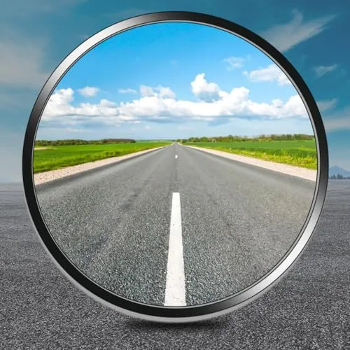 Verkehrsspiegel 30 cm - Konvexspiegel für sichere Einfahrten - Toter-Winkel-Spiegel mit klarer Sicht und großem Betrachtungswinkel, ideal für Garagen und Einfahrten. Wetterbeständig und einfach zu montieren für maximale Sicherheit.