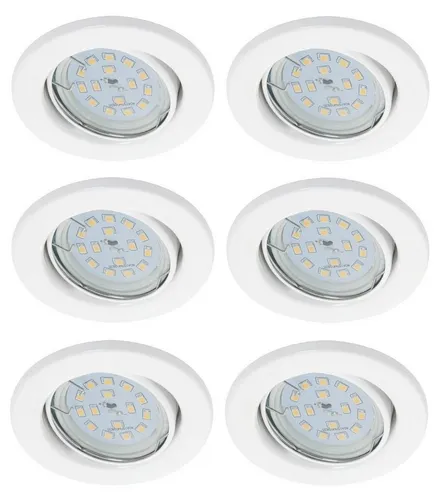 TRANGO LED Einbauleuchte 6er Set von Trango