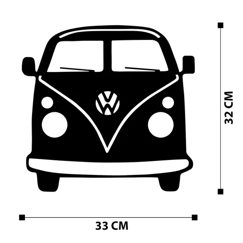 Wandbehänge 100% METALL Schwarz