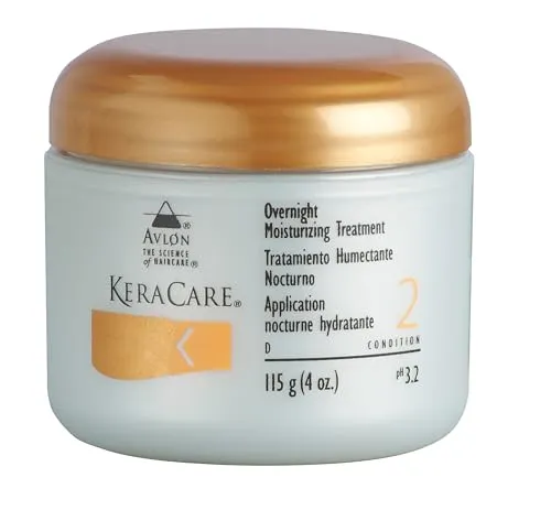 Avlon KeraCare Overnight Moisturizing Treatment, Condition 2, 115g/ 4 oz.