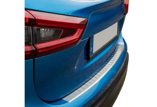RECAMBO Ladekantenschutz für NISSAN QASHQAI II FACELIFT - Abdeckblenden – Hochwertiger V2A Edelstahl schützt Ihren Lack vor Kratzern und verleiht Ihrem Fahrzeug eine exklusive Optik mit 100% passgenauer 3D-Form.
