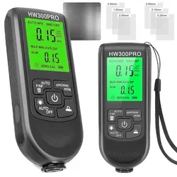 Präzisions-Lackdickenmessgerät HW-300 Pro mit LCD-Anzeige