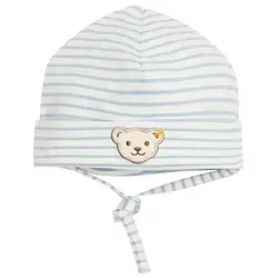 Steiff Strickmütze Mütze GOTS Baby Wellness ohne Bommel weiß 47