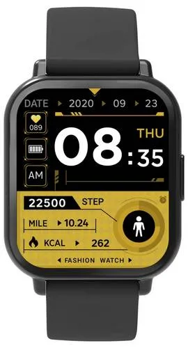 DENVER SWC-176B Black - Bluetooth Smartwatch mit Anruffunktion - Smartwatch mit 1.81