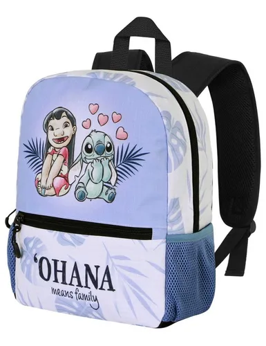 Disney Lilo und Stitch Couple-Sweet Rucksack - Stylischer Schulranzen mit robustem Ripstop-Material, ideal für Schule und Freizeit. Verstellbare gepolsterte Schultergurte sorgen für optimalen Tragekomfort.