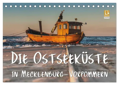 CALVENDO Wandkalender Die Ostseeküste in Mecklenburg-Vorpommern (Tischkalender 2026 DIN A5 q