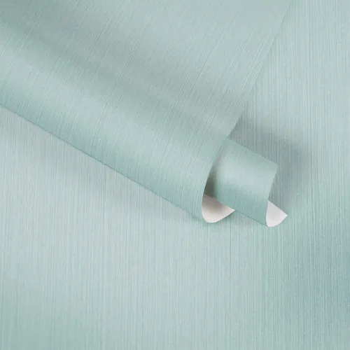 Vliestapete Michalsky Living Uni Streifen mint-blau 37987-6 - Moderne Vliestapete in mint-blau, waschbar und strukturiert, perfekt für jeden Raum. Hochwertige Qualität aus Deutschland, 5,33 m² pro Rolle.