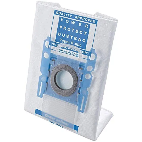 SIEMENS VZ41FGALL G ALL Staubsaugerbeutel 4er Pack - 60% höhere Saugleistung, 99,9% Feinstaubfilterung für optimale Hygiene und gründliche Reinigung