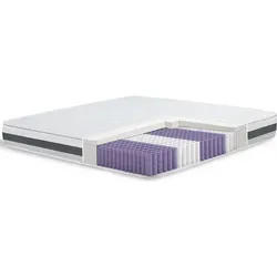 THE WHITE STONE Taschenfederkernmatratze 180 x 200 - Matratze mit 20 cm Höhe, bietet optimale Unterstützung durch unabhängige Edelstahlfedern und sorgt für hohen Schlafkomfort dank atmungsaktiver und hypoallergener Materialien.