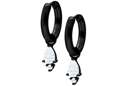 Wildcat Paar Creolen Little Tear Hoops, Hochglanzpoliert,Wasserfest