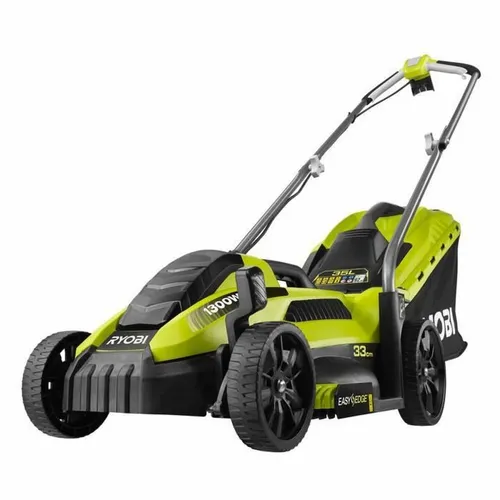 Ryobi RLM13E33S Rasenmäher - Netzbetrieb Rasenmäher mit 1300 W Leistung, ideal für eine präzise Rasenpflege und umweltfreundliches Mähen.