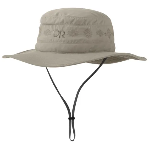 Outdoor Research Women's Solar Roller Sun Hat – Khaki mit Stickerei