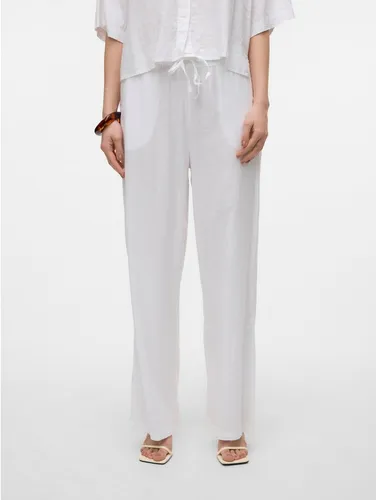 VERO MODA VMLINN Pants WVN NOOS in weiß von VERO MODA