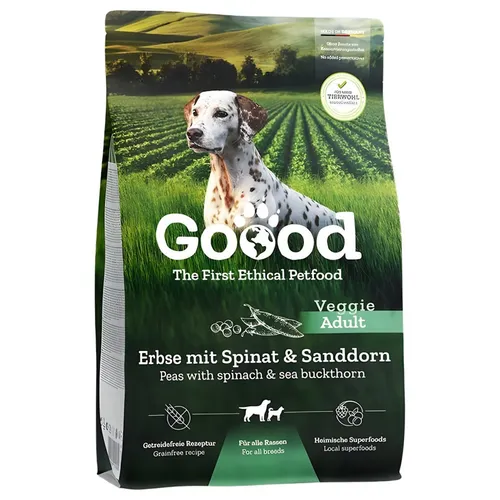 Goood Adult Veggie Erbse mit Spinat 1,8 kg, Hundefutter, NEU