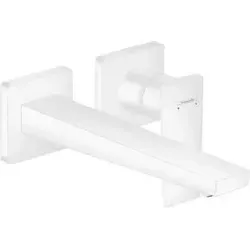 2-Loch Waschtischarmatur Metropol F-Set mit langem Auslauf in weiß von Hansgrohe