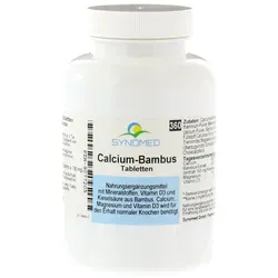 Calcium-Bambus Tabletten, 360 Tabletten - Vitamine, Mineralien & Ergänzungsmittel – Unterstützt den Knochenbau mit einer praktischen 3-Monats-Versorgung aus Deutschland.