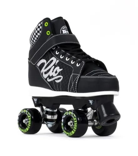 Rio Roller Mayhem II Childrens Skates, Jugend Unisex, Schwarz (Schwarz), Größe 38
