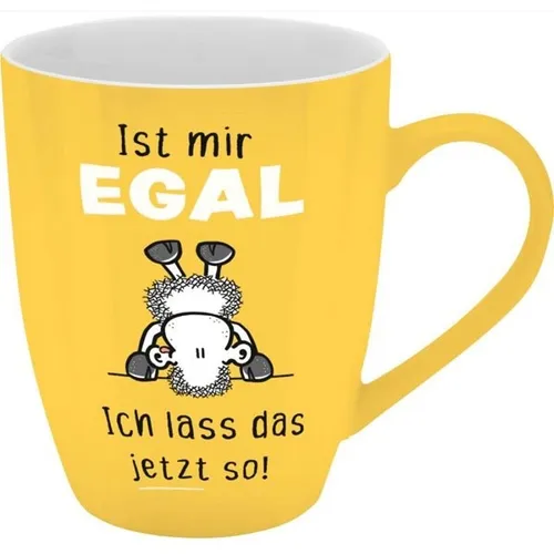 TASSE BECHER IST MIR EGAL, ICH LASS DAS JETZT SO 350 ML VON SHEEPWORLD NEU OVP