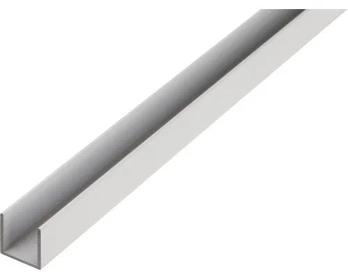 Produktbild Alberts U-Profil Aluminium natur 8x8x8x1m 475659