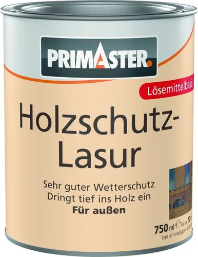 Produktbild Primaster Holzschutz-Lasur 750 ml eiche Holzlasur