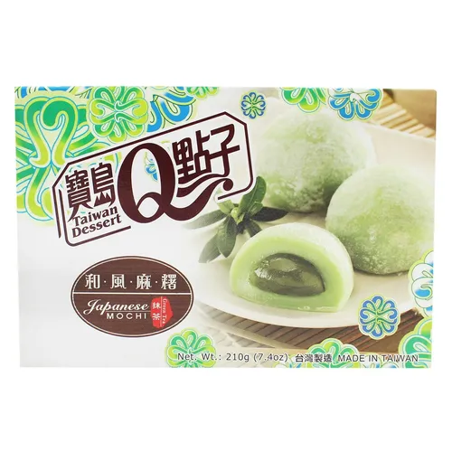 He Fong Mochi Grüner Tee 210g Klebreis Kuchen Reiskuchen Japan Style Mochi