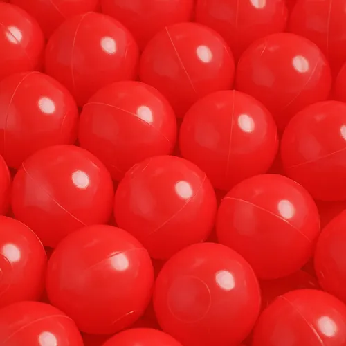Bälle für Bällebad Baby für Kinder Misioo Plastikbälle Rot Ø6 cm 500 Bälle