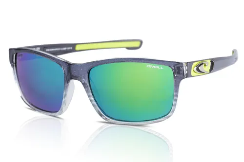 O'Neill Sonnenbrille Polarisiert Convair 2.0 108P Matt Grau/Limette Spiegel