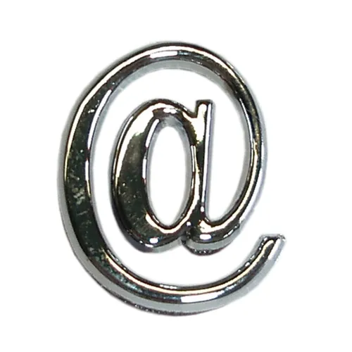 Hermann Schütz 3D-Relief-Chrome-Sonderzeichen @ 25x25mm