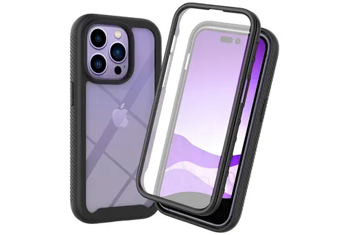 betterfon Handyhülle für Apple iPhone TPU Case mit 360° Rundumschutz & Displayschutz, Integrierter Displayschutz empfindlichkeitserhaltend & kratzresistent