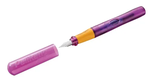 Pelikan Pelikano Junior Anfängerfüller lila für Linkshänder inkl. Tintenpatrone