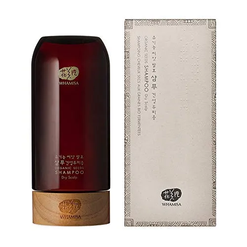 Whamisa Hair Care Organic Seeds Shampoo für fettige Kopfhaut 490 ml - Shampoo für fettige Kopfhaut mit organischen Inhaltsstoffen, reguliert die Talgproduktion und sorgt für frisches, volles Haar.