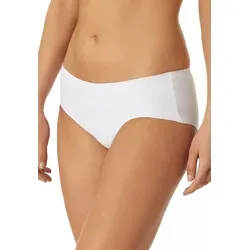 Schiesser Panty Invisible Soft Microfaser, Lasercut-Abschlüsse weiß 36