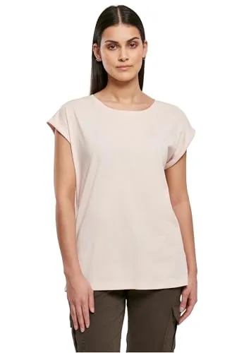 Urban Classics Damen Ladies Organic Extended Shoulder Tee pink, M