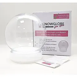 Bastel-Set Schneekugel, 9 cm