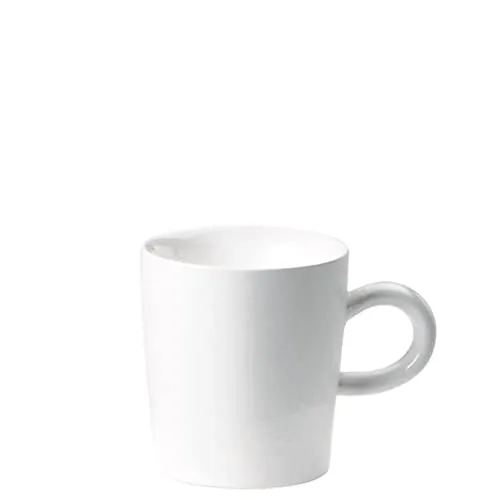 KAHLA 394724A90039C Five Senses Espressotasse 0,09 l | weißer Espressobecher 90ml aus Porzellan