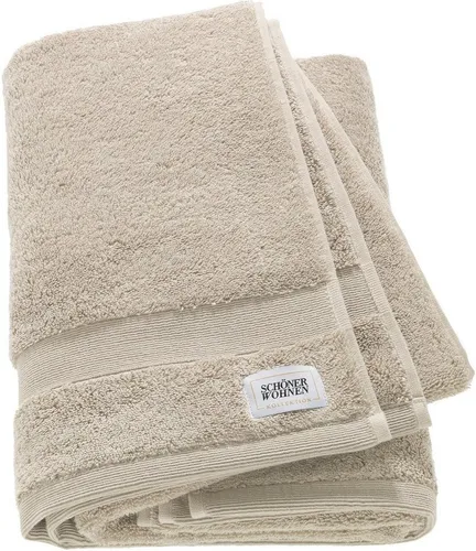 Schöner Wohnen Duschtuch SW-Cuddly, Beige - Handtücher, saugfähiges und angenehm weiches Duschtuch in hochwertiger Qualität, ideal für Ihr Badezimmer.