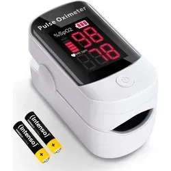 HAC24 Pulsoximeter – Präzises Finger Messgerät für Blut Sauerstoffsättigung
