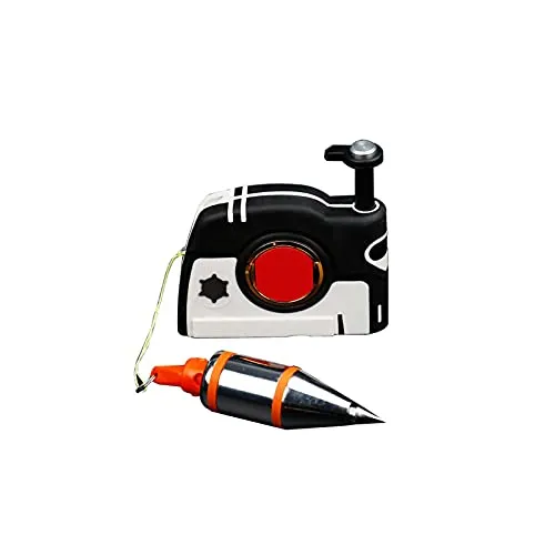 Senklot-Setter, magnetischer Senklot-Rite mit 4,5 m langem, automatisch zurückspulendem Kabel Schnellstabilisierender Bob kann die Schnur automatisch dehnen und schnell stabilisieren
