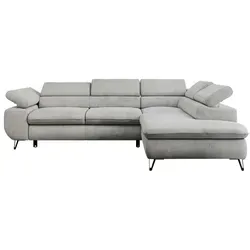 MKS MEBLE Ecksofa Grau