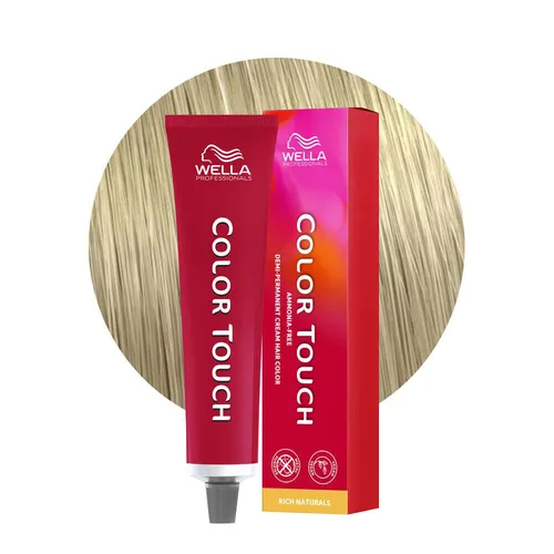 Wella Color Touch Rich Naturals 10/81 Sehr Helles Perlmutt Aschblond 60ml - semipermanente Farbe ohne Ammoniak